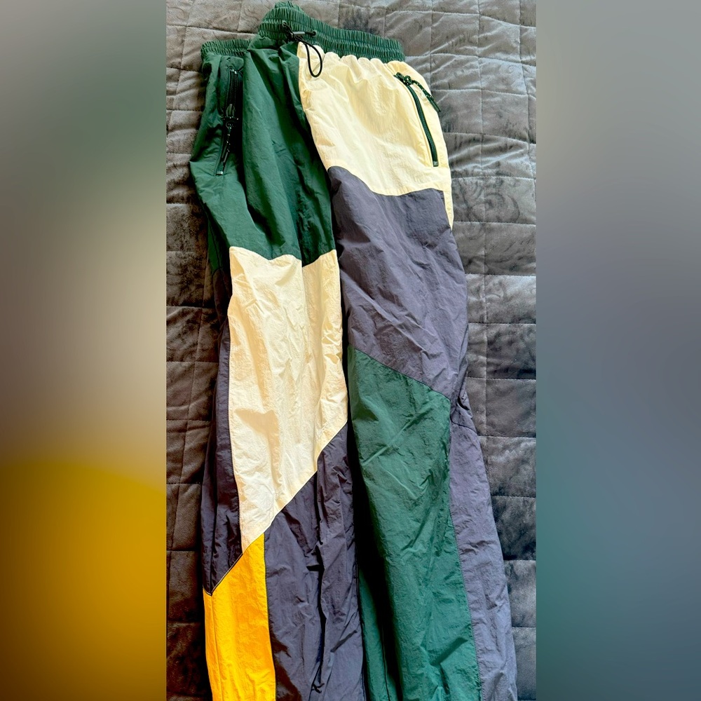 Zara Colorful Parachute Pants